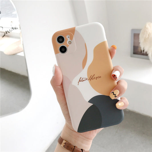 Compatible with Apple, Compatible With , Morandi Color 12Promax Mobile Phone Case For Iphonex Xs