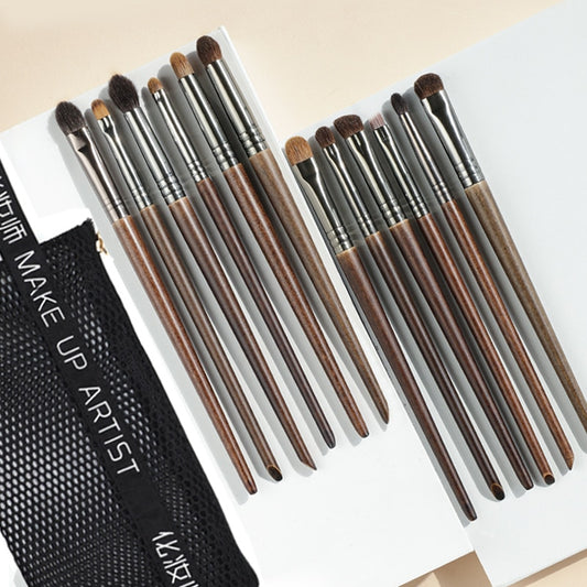 OVW Make Up Eye Natural Hair Makeup Brushes Set
