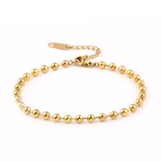 Stainless Steel Bracelet Women Bead Bracelet