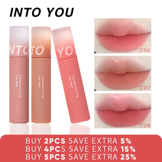 INTO YOU Matte Condensed Fog Lip Matt Lipgloss 3 Nieuw