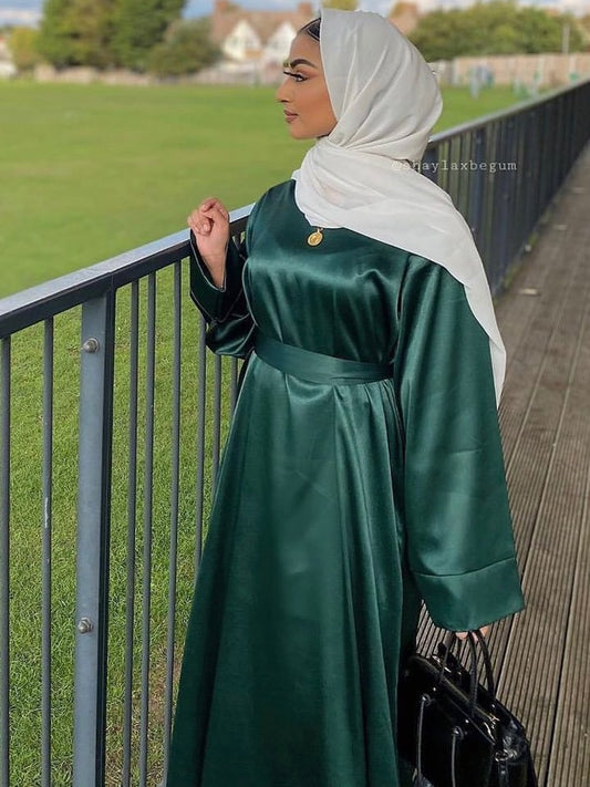 Plain Abaya Dress Muslim Women