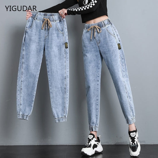 2022 Harembroek Vintage Hoge Taille Jeans Vrouw