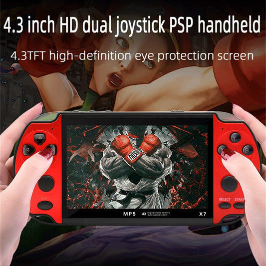 X7 draagbare gameconsole 4,3 inch TFT HD-scherm draagbaar