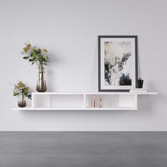 Numudio Floating White TV Stand