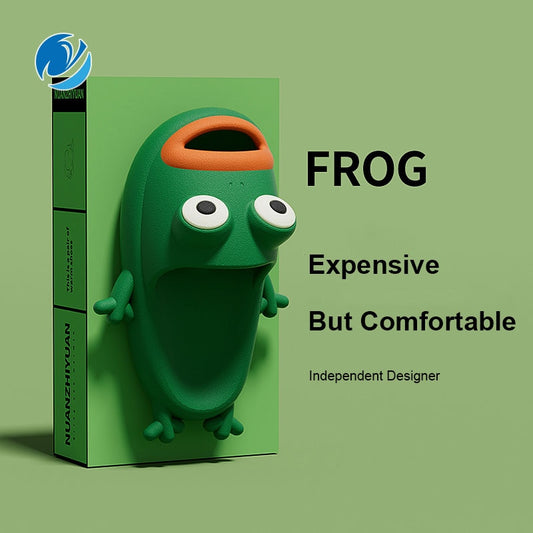 Mo Dou Summers Hausschuhe für Damen, stilvolle Cartoon-Clog-Form