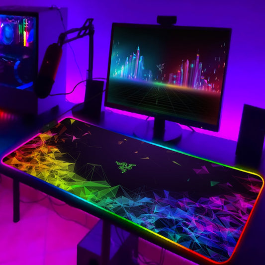 Rgb Mouse Pad 90×40cm Razer Gamer Accessories Pc Gaming
