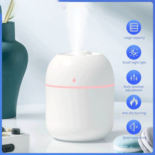 220ML Luchtbevochtiger Ultrasone Mini Auto Geurverspreider Draagbare USB