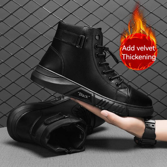 Winterschoenen voor heren 2023 Trend hoge Martens-laarzen