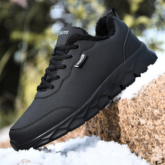 Black Men Shoes warm Artificial Leather