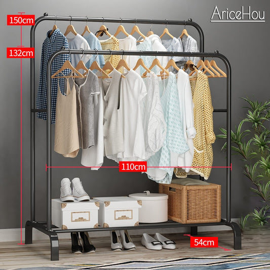 Clothes Hanger Floor Coat Rack Storage