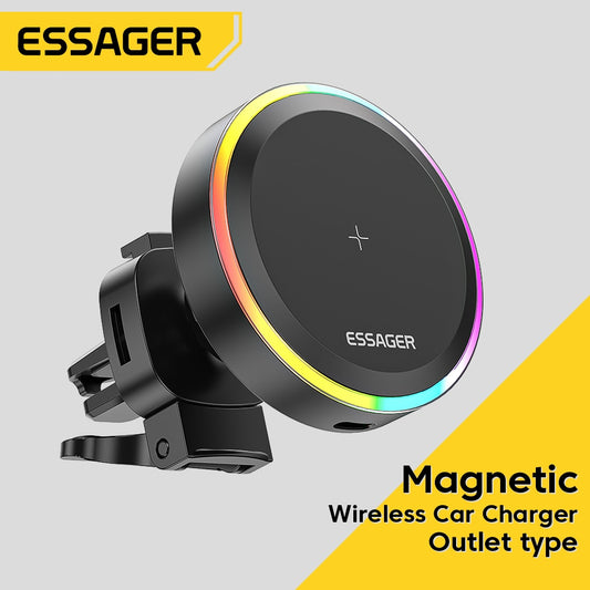 Essager RGB Magnetischer Autotelefonhalter