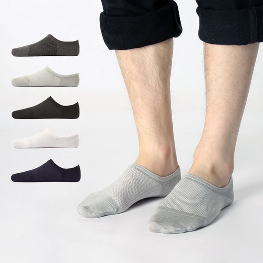 10 Paar Bambussocken, dünn, für den Sommer, Herren