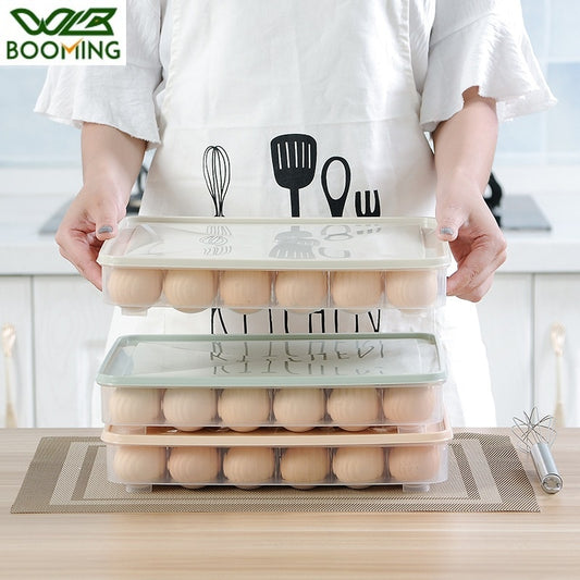WBBOOMING Refrigerator Egg Storage Box