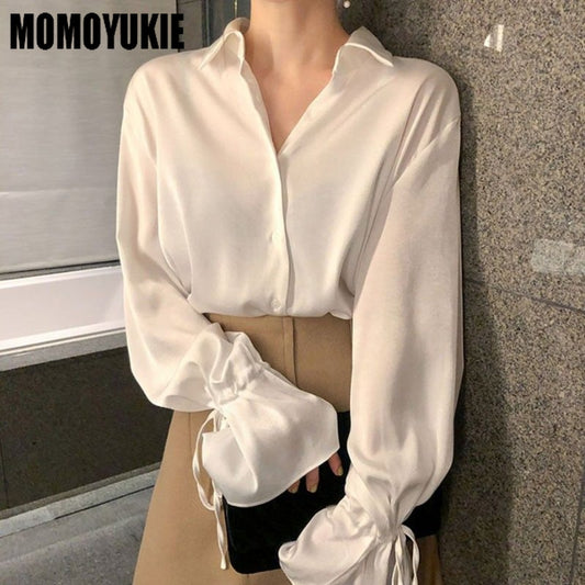 Elegant Women's summer OL office casual woman tops