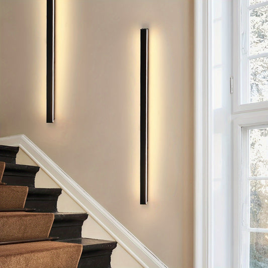 Wall Lamp Indoor 60/80/100 Cm 34 W Corridor Up And Down Warm White Corridor Lamp Living Room Lamp Black Bed Lamp Stairwell Living Room Children's Room Bedroom Restaurant Library Hotel Commercial