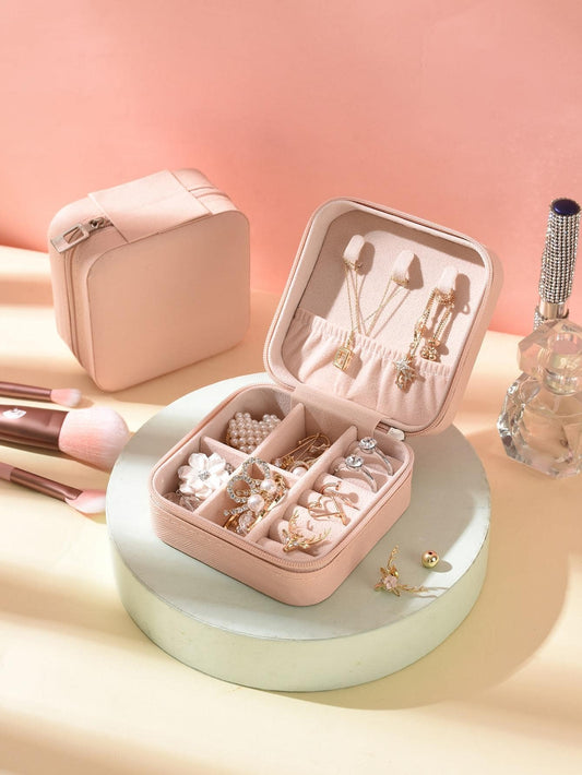 Portable Jewelry Organizer Storage Case