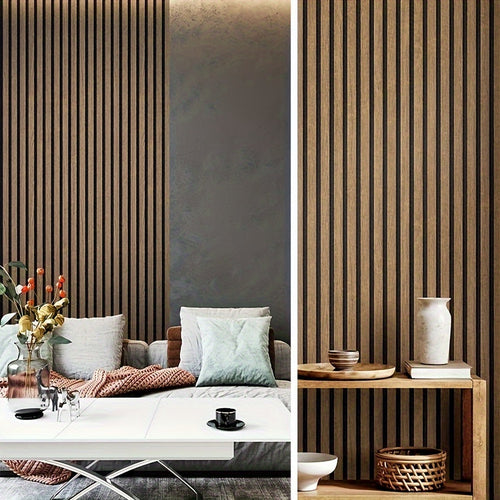 1 Roll Self-Adhesive Wallpaper, Modern Minimalist Style Striped Line PVC Contact Paper, Peel And Stick, Waterproof Removable Living Room Kitchen Bedroom Dormitory Wallpaper, Furniture Refurbishment Wallpaper, Fall Aesthetic W