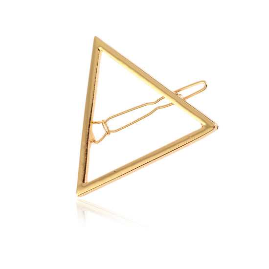 Straight side triangle gold