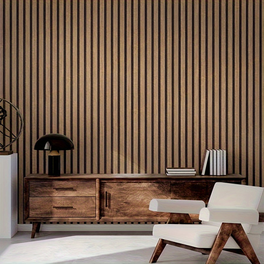 1 Roll Self-Adhesive Wallpaper, Modern Minimalist Style Striped Line PVC Contact Paper, Peel And Stick, Waterproof Removable Living Room Kitchen Bedroom Dormitory Wallpaper, Furniture Refurbishment Wallpaper, Fall Aesthetic W