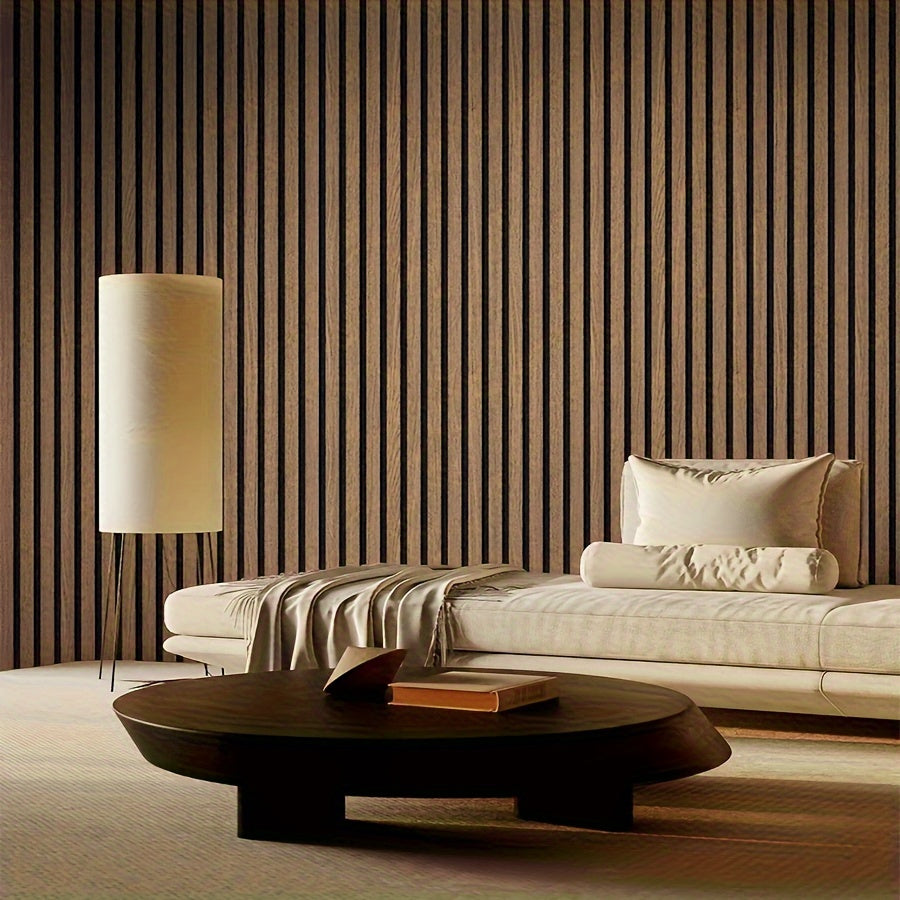 1 Roll Self-Adhesive Wallpaper, Modern Minimalist Style Striped Line PVC Contact Paper, Peel And Stick, Waterproof Removable Living Room Kitchen Bedroom Dormitory Wallpaper, Furniture Refurbishment Wallpaper, Fall Aesthetic W