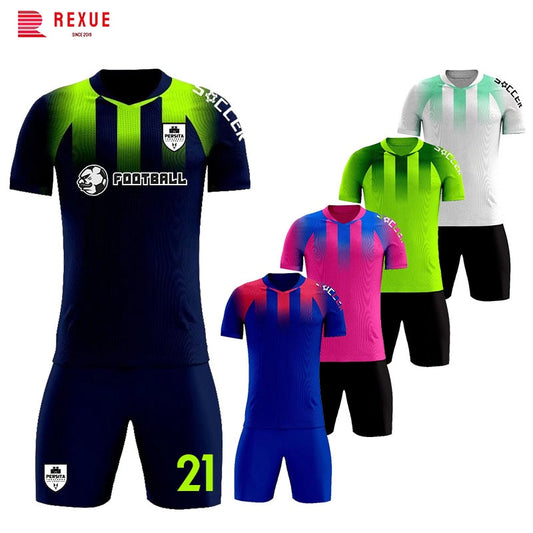 Heren kindertraining voetbalshirt kleding 23/24 aangepaste sublimatie