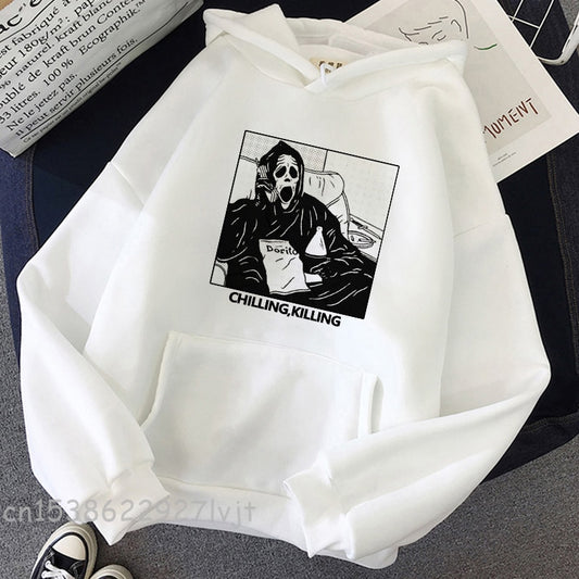 Horror Schedel Hoodie Harajuku Leuke Geest
