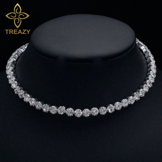 Bruids kristal strass choker ketting dames