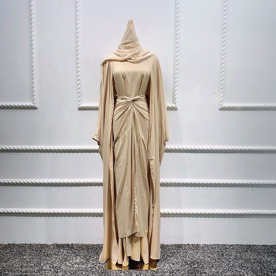 Beige Set with Scarf