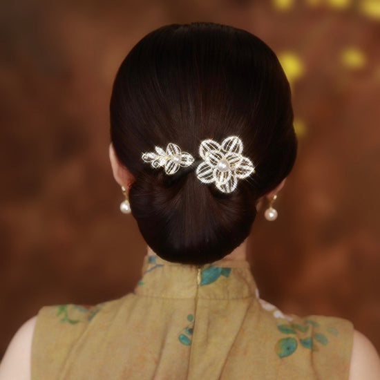 Flower Hair Band Gold