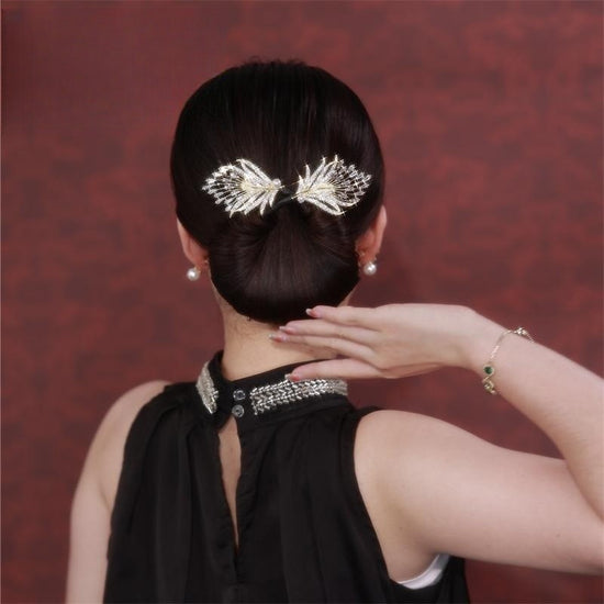 Feather Hair Band Gold