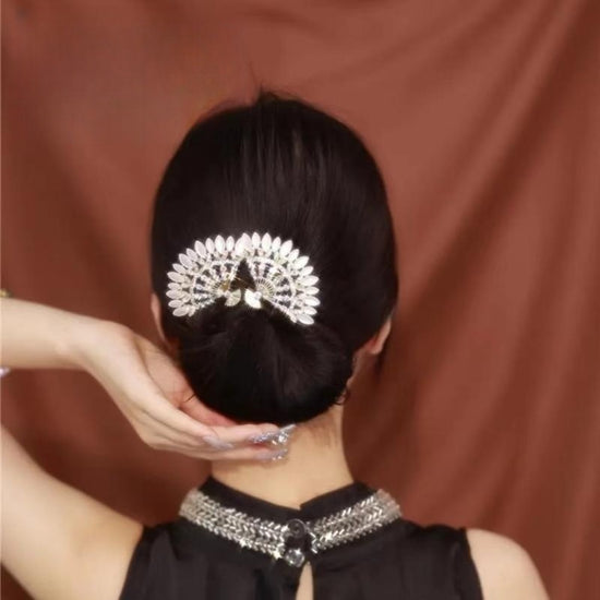 Fan Surface Hair Band Gold