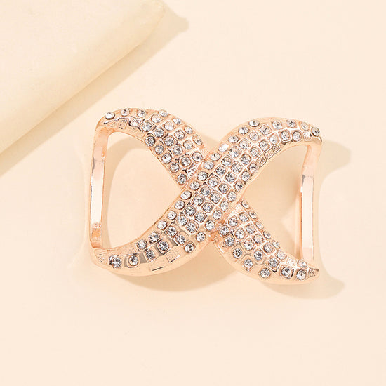 8 Shaped Large Rose Gold