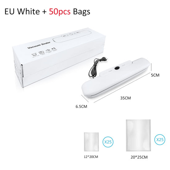 White 50pcs Bags