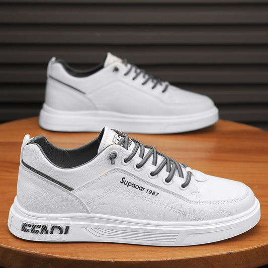 Herenschoenen leer casual