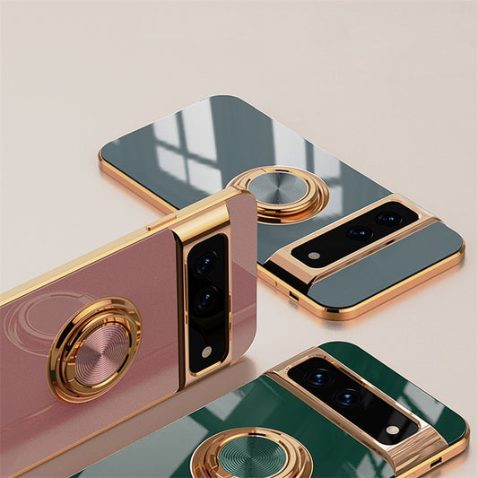 Luxury Plating Silicone Shockproof Phone Case