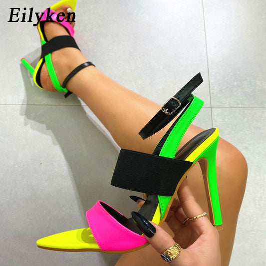 High Heels Women Sandal Fashion Mixed Color