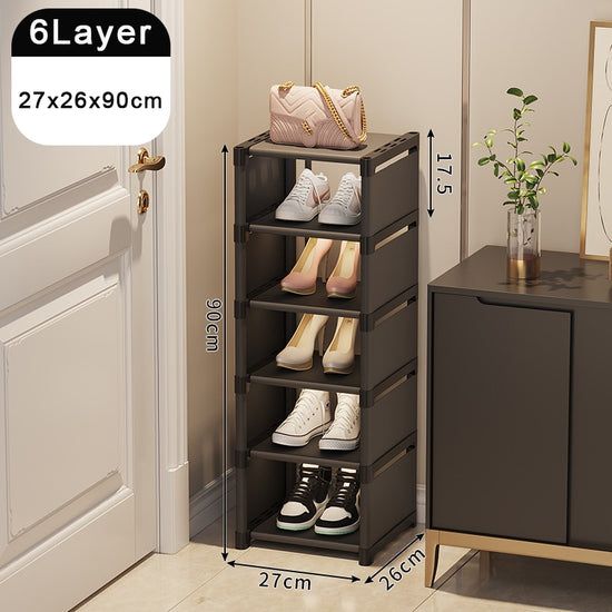 6 Layer black rack