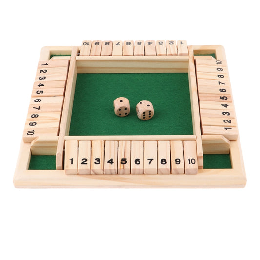 Deluxe Dice Board Box Game Set 10 nummers vierzijdig