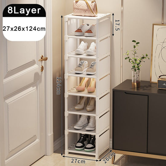 8 Layer white rack