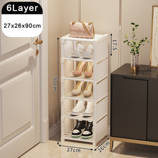 6 Layer white rack