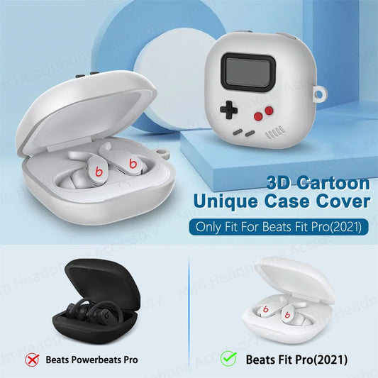 New Cute 3D Silicone Earphone Case For Beats Fit Pro