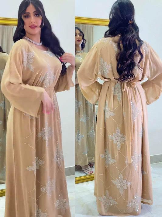 Eid Morocco Party Dress Women Muslim Abaya