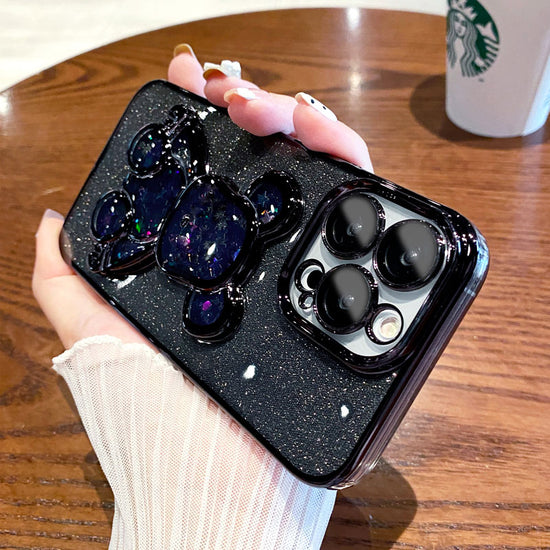 black glitter