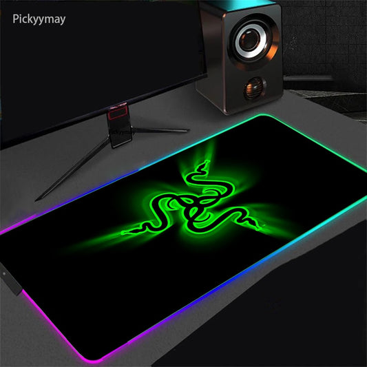 Spelmuismatten RAZER RGB-toetsenbordmat Computertapijt Bureau