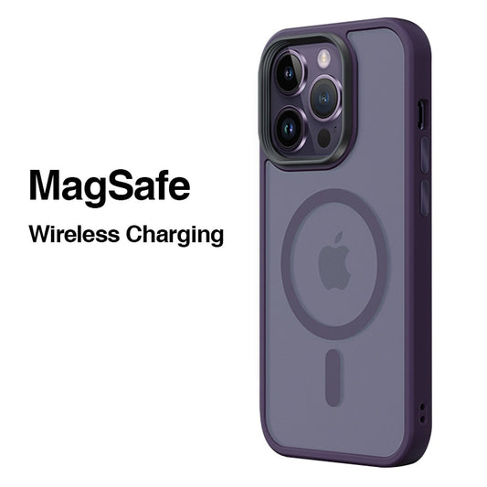 Original Translucent Matte Magsafe Magnetic Wireless Charging Phone Case For iPhone