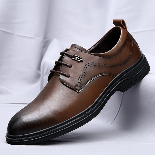 Heren formele schoenen met veters van echt leer