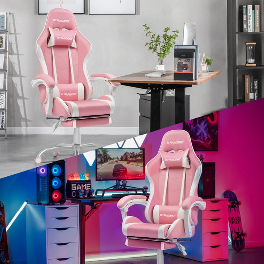 GTRACING GTWD-200 Gaming Chair with Footrest