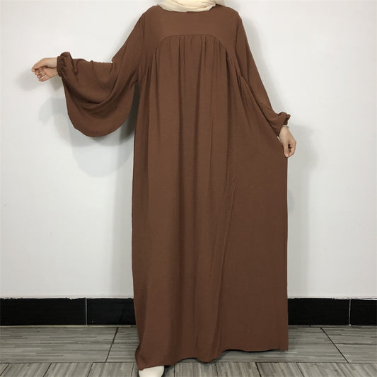 Crêpe gebedsjurk Nieuwe elegante moderne maxi-jurk van hoge kwaliteit