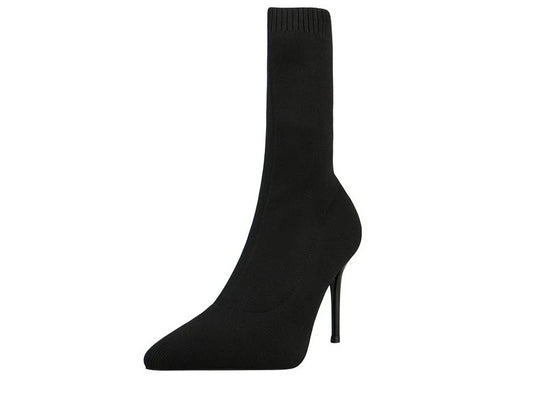 9cm heel bk cotton