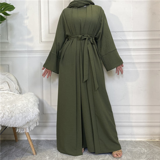 green no scarf